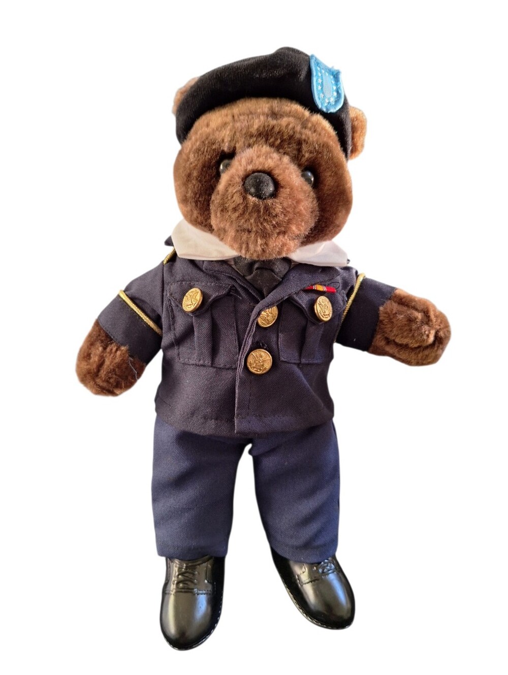 Vintage Bear Forces of America "Air Force" Military Teddy Bear 11"